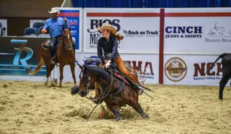 Hilary Watson in a competition 